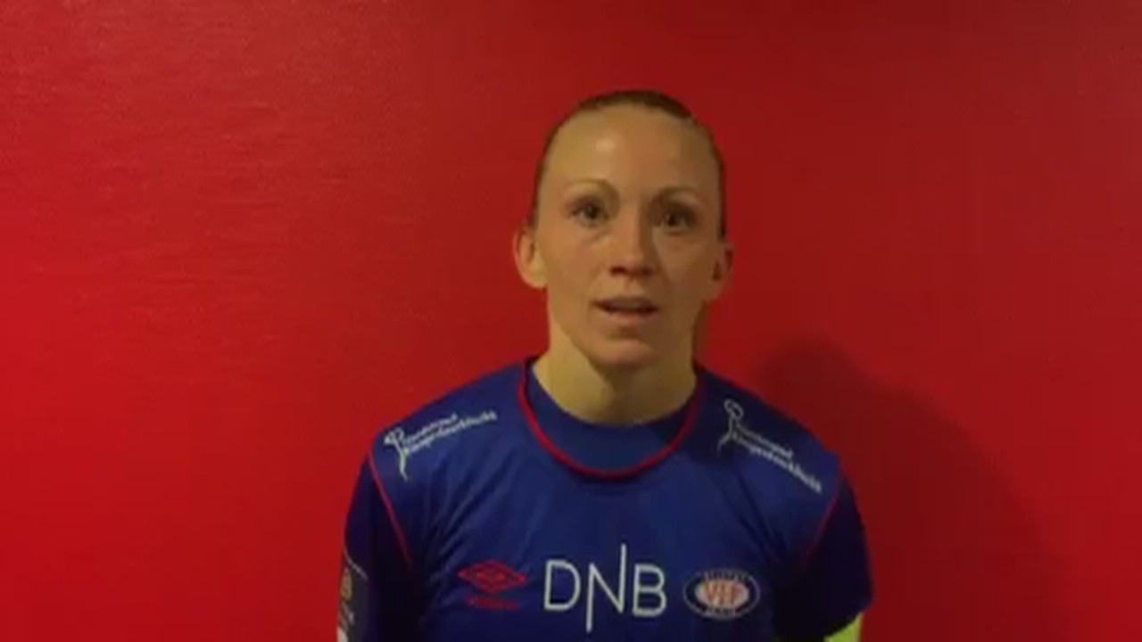 Jonsdottir etter kampen mot Arna Bjørnar